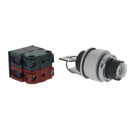 3 Position Ignition Switch for Benford TV800, TV1200 Roller - OEM No. 8000 3565