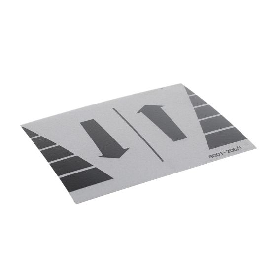 Legend Plate Forward/Reverse for Terex MBR71 Roller - OEM No. 8001 206