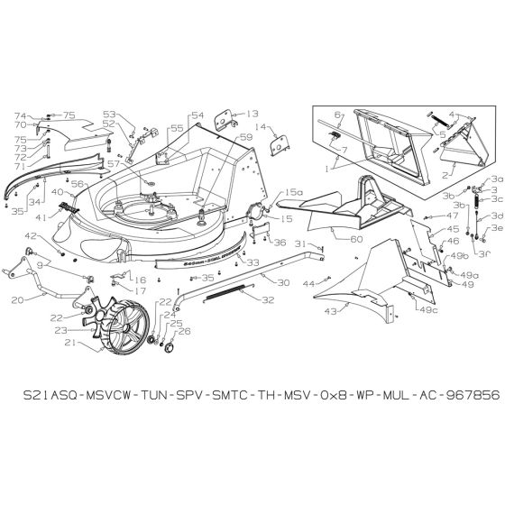Deck Assembly for Masport 800AL