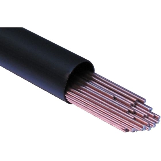 Gas Welding Rods 2.4mm Copper Coated Mild Steel - 2kg Pack
