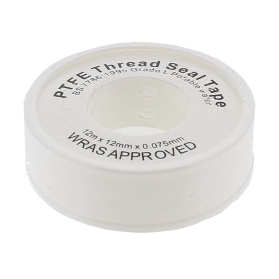 PTFE Thread Sealing Tape Size: 12x0.75mm x 12m