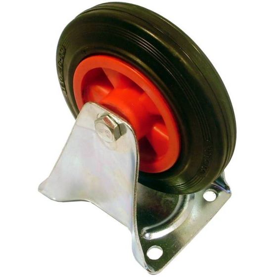 Rubber Fixed Castor