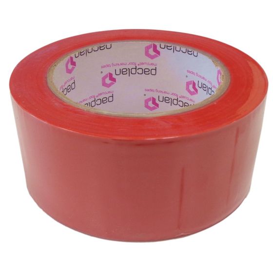 Red Lane Marking Tape - Self Adhesive - Size: 50mm x 33m 