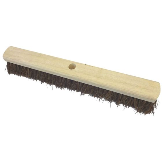 24" Stiff Bristle Broom Head Natural Coco