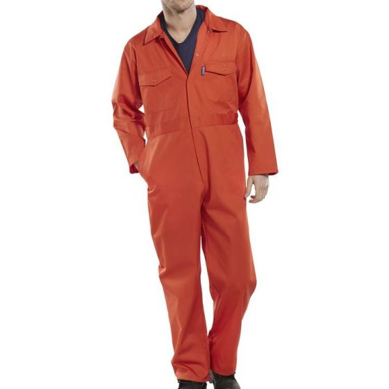 Orange Poly/Cotton Boiler-suit