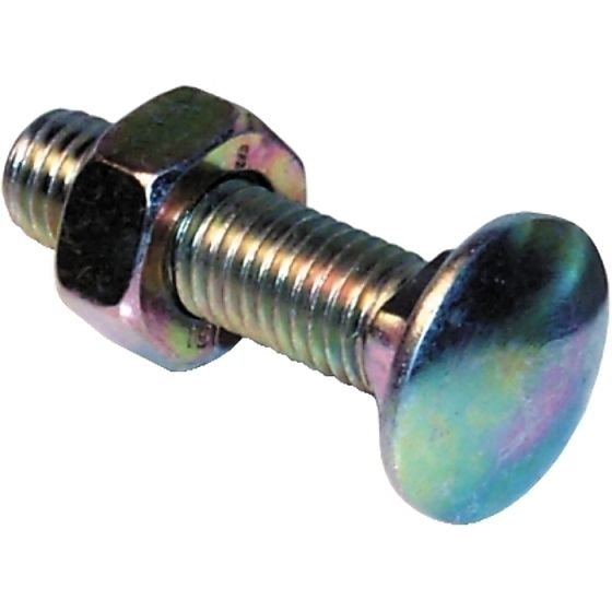 Metric Coach Bolts, Zinc Plated, M8 x 75, Pack of 50