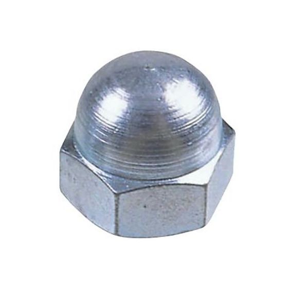 Dome Nuts, Zinc Plated, Size: M6 - Pack of 25