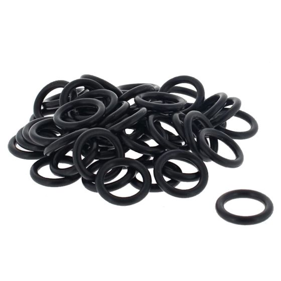 Metric Rubber O Rings, I.D 8mm, Thickness 2mm. Pack of 50
