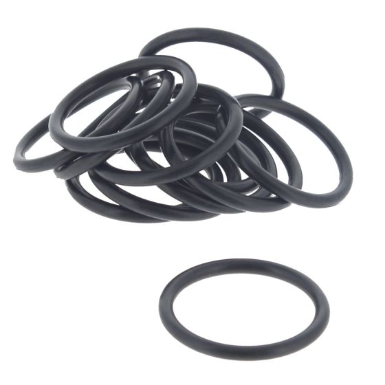 Metric Rubber O Rings, I.D 25mm, O.D 30mm, Thickness 3.0mm - Pack of 12