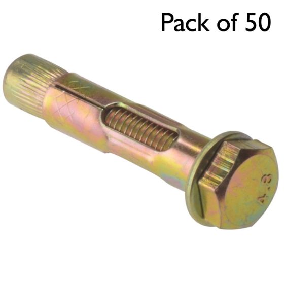Sleeve Anchor - Loose Bolt, Size: M8 x 70 - Pack of 50