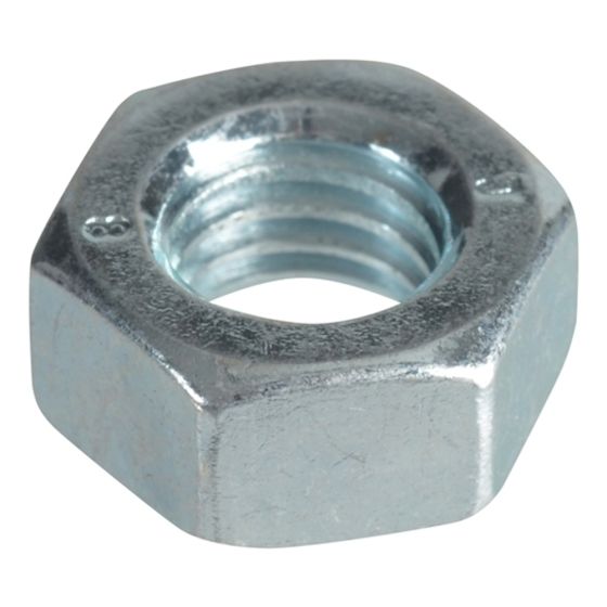 UNF Steel Nuts, Zinc Plated, Size: 3/16". Pack of 200