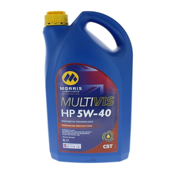 Morris Multivis CST HP 5W-40 Oil - 5L