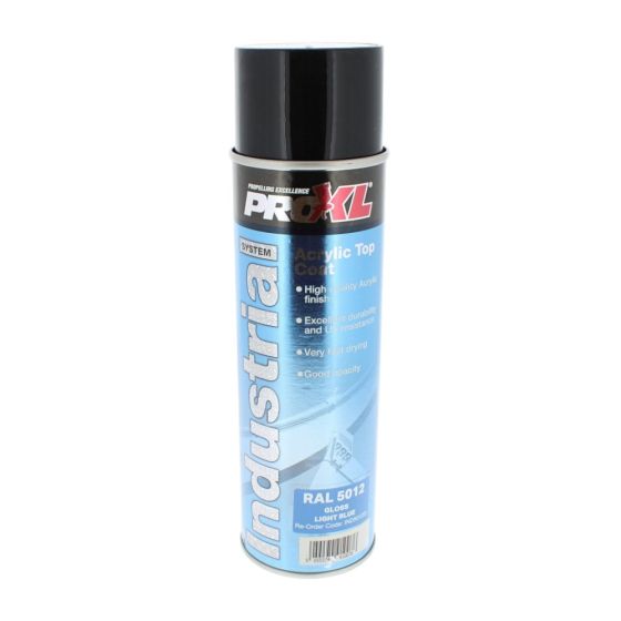 Proxl Industrial - Acrylic Topcoat Aerosol - Ral 5012 Light Blue (500ML)