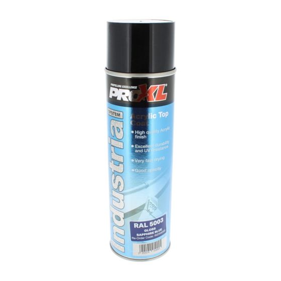 Proxl Industrial - Acrylic Topcoat Aerosol - Ral 5003 Sapphire Blue (500ML)