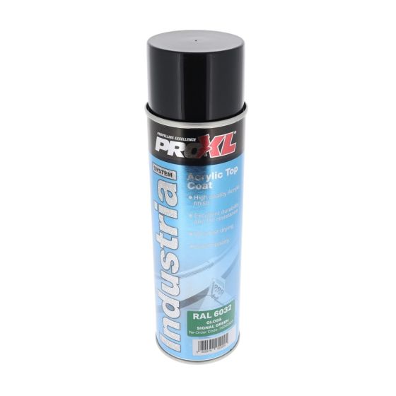 ProXL Industrial Acrylic Topcoat Aerosol - RAL 6032 Signal Green (500ML)