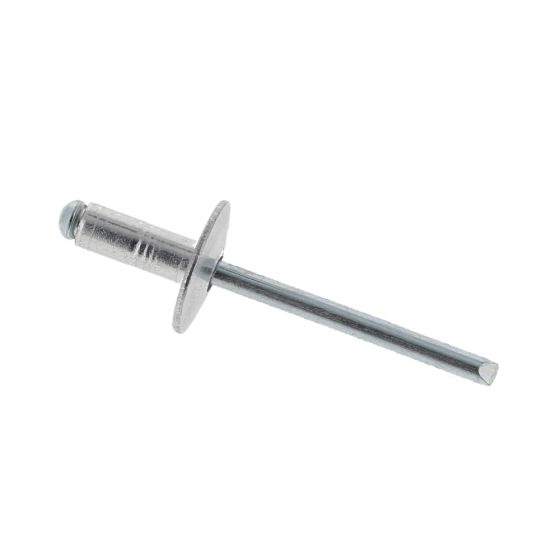 Open Pop Rivet Size: 4.8x12.5mm - 200 Pack