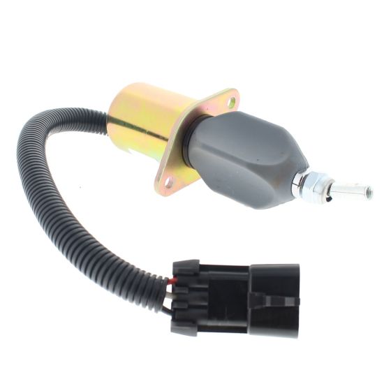 Stop Solenoid Fits Woodward Engine On Hitachi Fh200 Replaces OEM: SA478024V