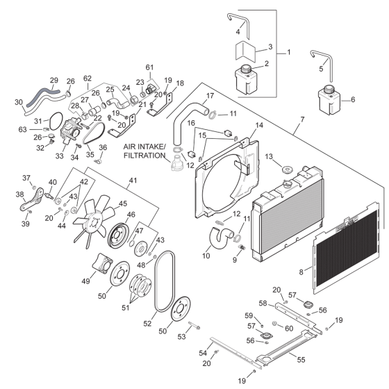 Cooling for Kohler LH690