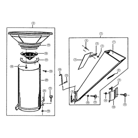 Funnel Assembly for Stihl/Viking