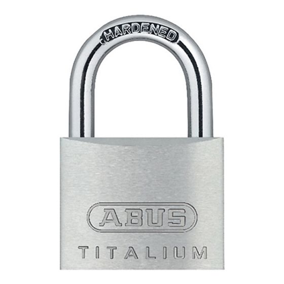 64TI/20 Titalium Padlock 20mm Keyed KA6205 by ABUS - 56180
