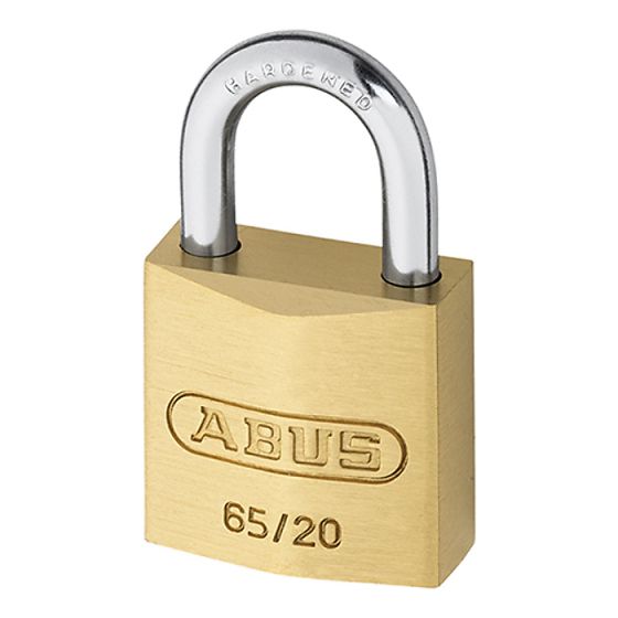 65/20 20mm Brass Padlock Keyed 203 by ABUS - 3889