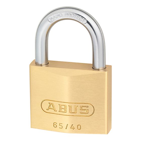 65/45 45mm Brass Padlock Carded by ABUS - 9853