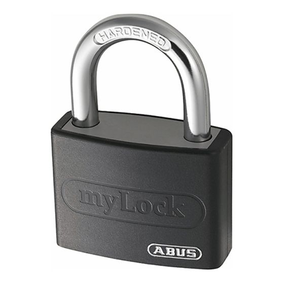 T65AL/40 40mm My Lock Aluminium Padlock Black Body Keyed 6402 by ABUS - 49945