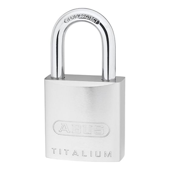 86TI/55 Titalium Padlock - Half Euro Cylinder by ABUS - 86TI/55