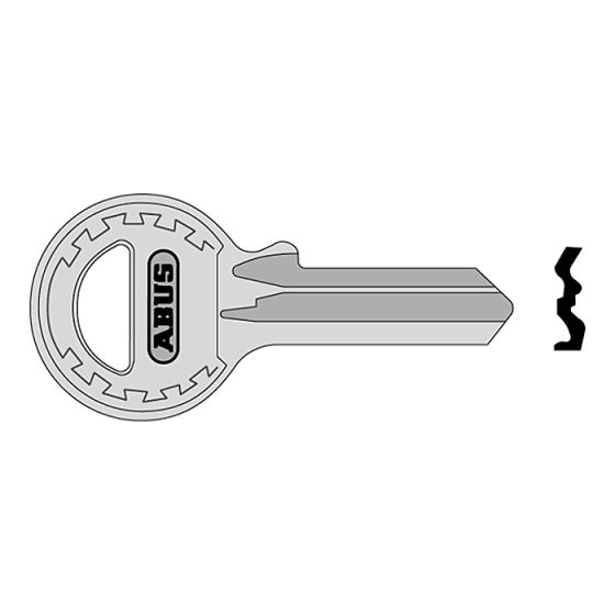 65/40+45 70/45 New Key Blank by ABUS - 12022