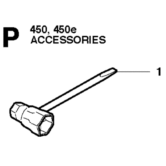 Accessories Assembly For Husqvarna 450 Chainsaw
