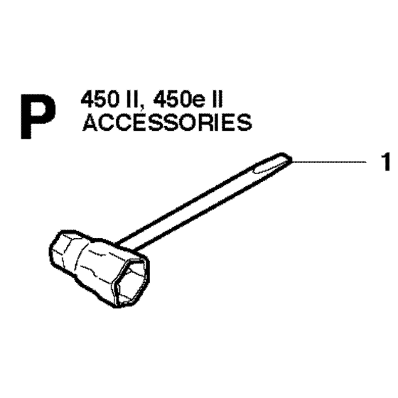 Accessories Assembly For Husqvarna 450eii Chainsaw