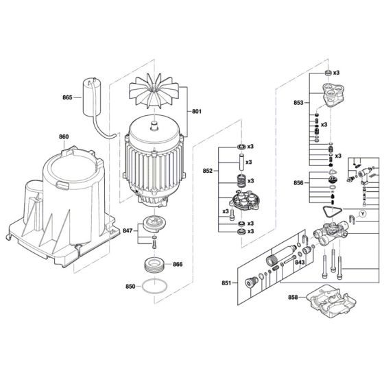 Cleaner Assembly for Bosch 140