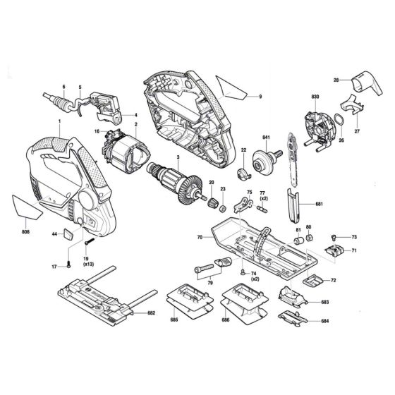 Multi-Saw Assembly for Bosch