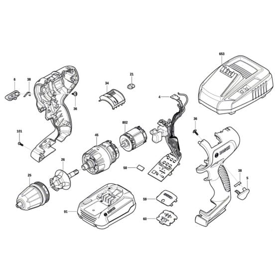Cordless Combi Assembly Bosch 18