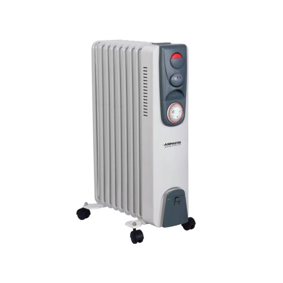 Oil Filled Radiator 660 x 165 x 540mm 240v 2.0kW