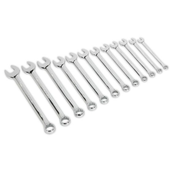 Combination Spanner Set 12pc Metric Sealey Part No. AK63012