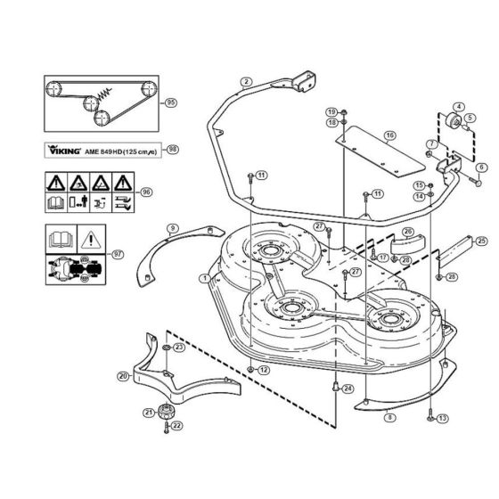 Housing for Stihl/Viking Mowers