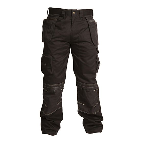 Black Holster Trousers Waist 36in Leg 31in by Apache - APABHT3631
