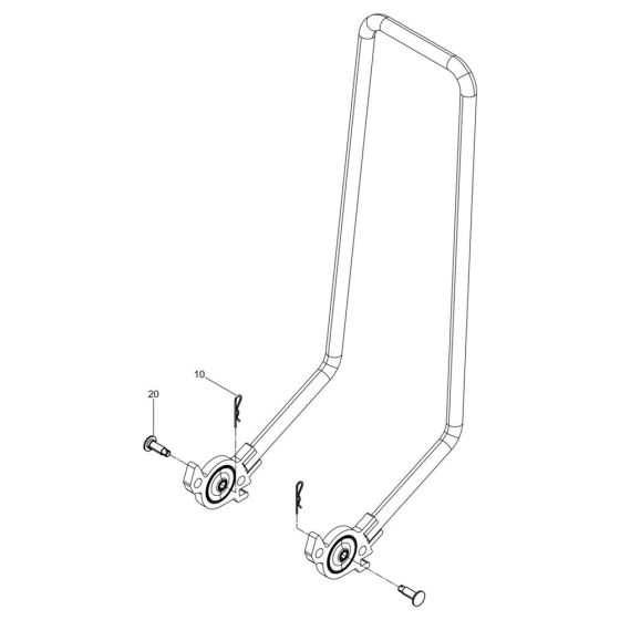 Guide Handle for Wacker APS1030we