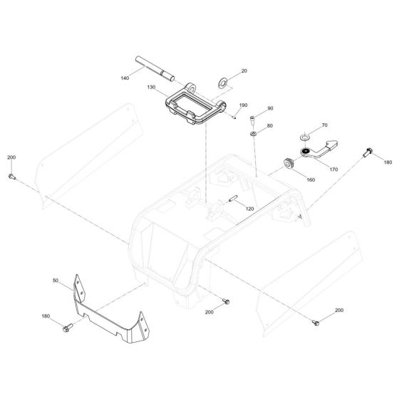 Frame Assembly for Wacker APU3050e