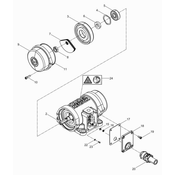 Wacker ARFU 36/6/230 Assembly