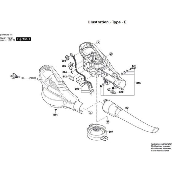 Bosch ALS 2500 Vacuum Assembly
