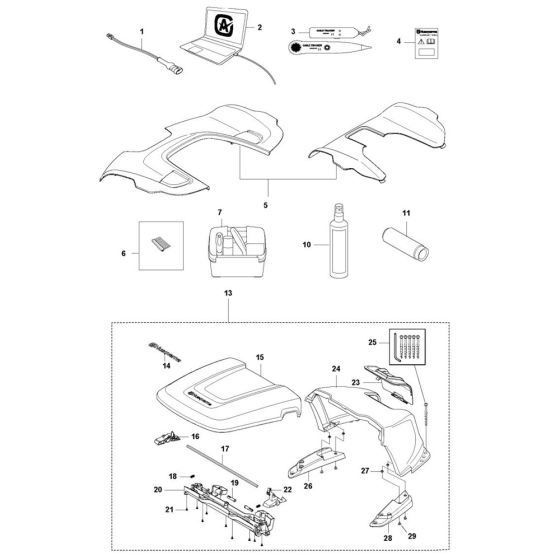 Accessories for Husqvarna Automower 435X AWD L&S Engineers