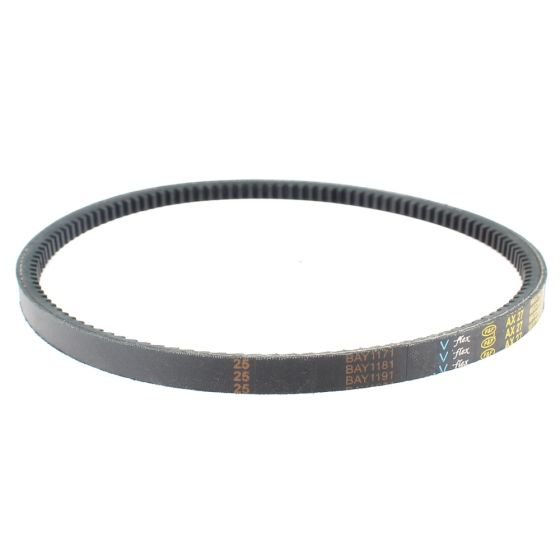 AX27 Toothed Rubber Drive V-Belt - Circ.27", Width: 13mm, Height: 8mm