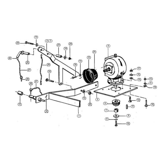 Drive Assembly for AZ 4000 S