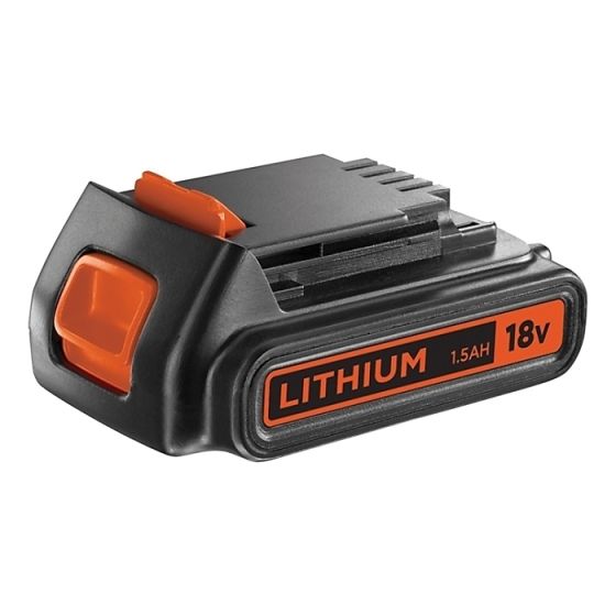 BL1518 Slide Battery Pack 18 Volt 1.5Ah Li-Ion by Black & Decker - BL1518-XJ