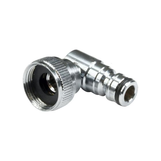 V-Tuf Kcq Plug 90deg Swivel X 3/4" F Chrome Plated - B1.03490s - V-TUF Pressure Washer Parts - B1.03490S