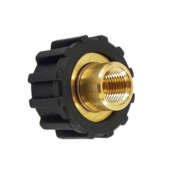M22f X 1/4f (Double 'O' Ring) Screw Coupling - B14.1000f - V-TUF Pressure Washer Parts - B14.1000F