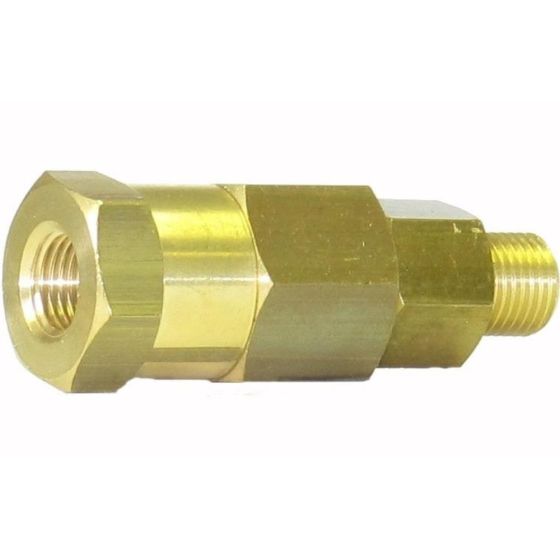Swivel Straight - Brass 1/4m X 1/4f - 280 Bar - B5.314 - V-TUF Pressure Washer Parts - B5.314