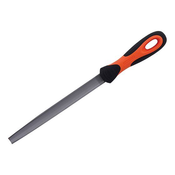 Handled Half Round Bastard Cut File 1-210-08-1-2 200mm (8in) by Bahco - 1-210-08-1-2